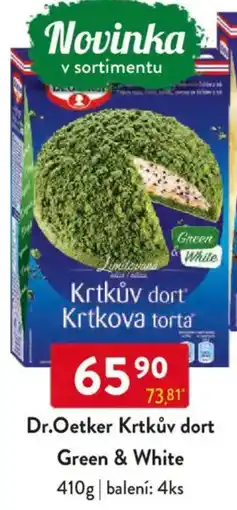 Qanto Dr.Oetker Krtkův dort Green & White nabídka