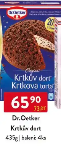 Qanto Dr.Oetker Krtkův dort nabídka