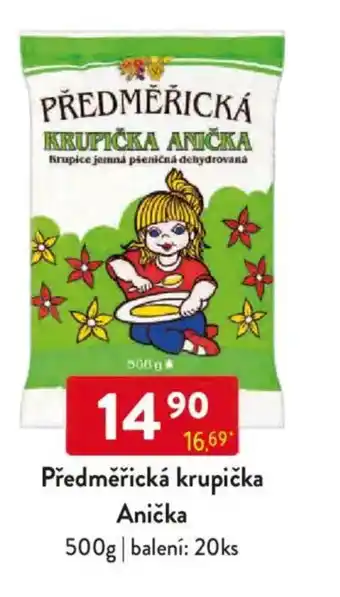 Qanto Předměřická krupička Anička nabídka