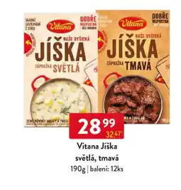Qanto Vitana Jíška světlá, tmavá nabídka