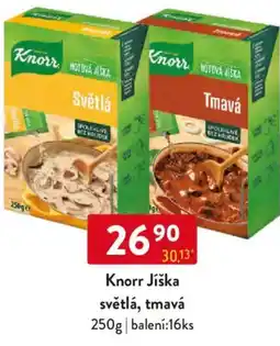 Qanto Knorr Jíška světlá, tmavá nabídka