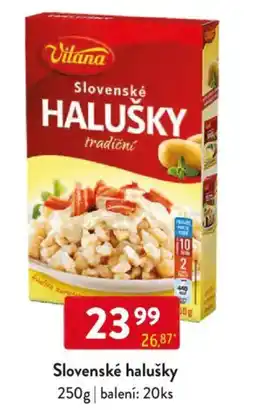 Qanto Vitana Slovenské halušky nabídka