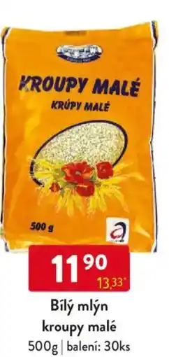 Qanto Bílý mlýn kroupy malé nabídka