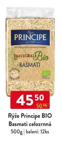 Qanto Rýže Principe BIO Basmati celozrnná nabídka