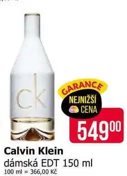 Teta Calvin Klein dámská EDT nabídka