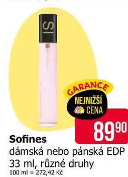 Teta Sofines dámská nebo pánská EDP 33 ml, různé druhy nabídka