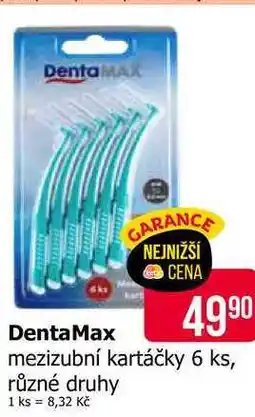 Teta DentaMax mezizubní kartáčky 6 ks, různé druhy nabídka