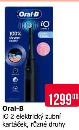 Teta Oral-B iO 2 elektrický zubní kartáček, různé druhy nabídka