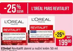 Teta L'Oréal Revitalift denní a noční krém nabídka