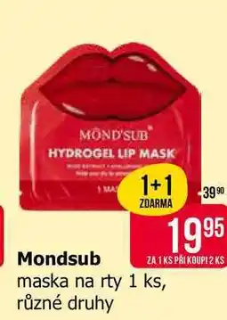 Teta Mondsub maska na rty 1 ks, různé druhy nabídka