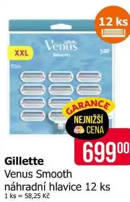 Teta Venus Smooth náhradní hlavice 12 ks nabídka