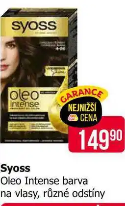 Teta Syoss Oleo Intense barva na vlasy nabídka