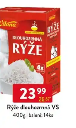 Qanto Vitana Rýže dlouhozrnná VS nabídka