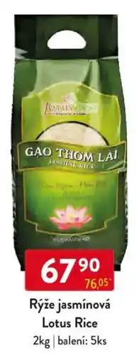 Qanto Rýže jasmínová Lotus Rice nabídka