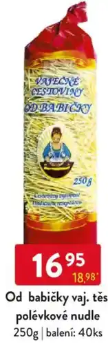 Qanto Od babičky vaj. těs. polévkové nudle nabídka