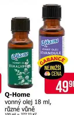 Teta Q-Home vonný olej 18 ml, různé vůně nabídka
