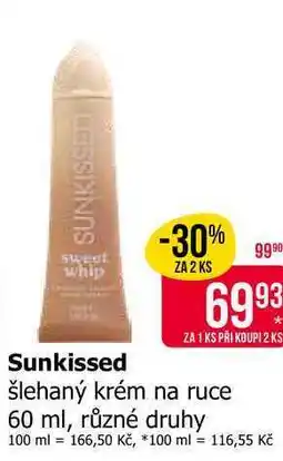 Teta Sunkissed šlehaný krém na ruce 60 ml, různé druhy nabídka