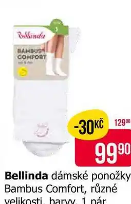Teta Bellinda dámské ponožky Bambus Comfort, různé velikosti, barvy, 1 pár nabídka