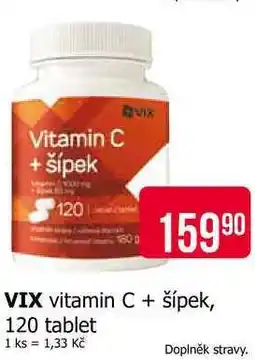 Teta VIX vitamin C + šípek, 120 tablet nabídka