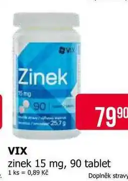 Teta VIX zinek 15 mg, 90 tablet nabídka