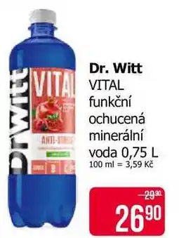 Teta Dr. Witt funkční ochucená minerální voda nabídka