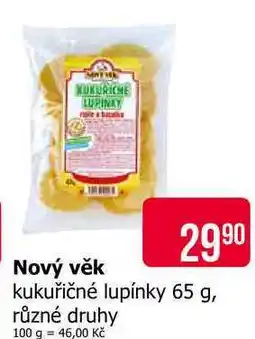 Teta Nový věk kukuřičné lupínky nabídka