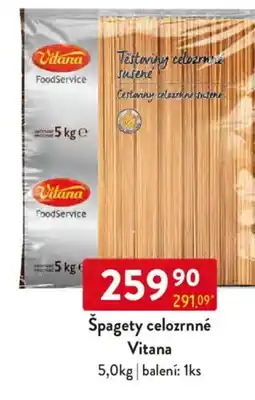 Qanto Špagety celozrnné Vitana nabídka