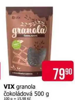 Teta VIX granola čokoládová nabídka