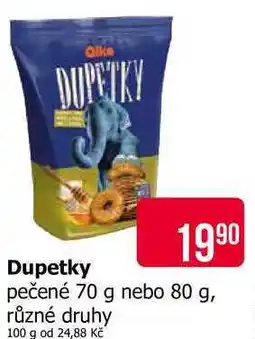 Teta Dupetky pečené 70 g nebo 80 g, různé druhy nabídka
