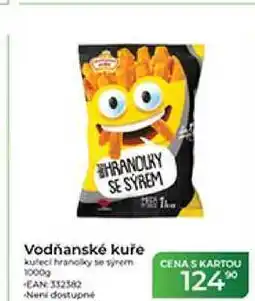 Tamda Foods Vodňanské kuře kuřecí hranolky se sýrem nabídka