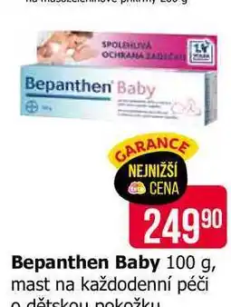 Teta Bepanthen Baby 100 g, mast na každodenní péči dětskou pokožku nabídka