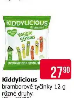 Teta Kiddylicious bramborové tyčinky 12 g různé druhy nabídka