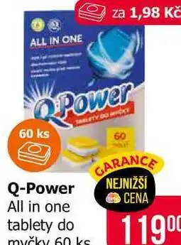 Teta Q-Power All in one tablety do myčky 60 ks nabídka