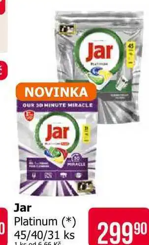 Jar Platinum 45/40/31 ks