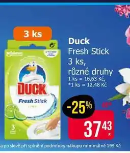 Teta Duck Fresh Stick 3 ks, různé druhy nabídka