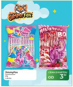 Tamda Foods JimmyFox marshmallow nabídka