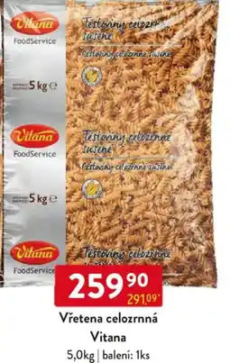 Qanto Vřetena celozrnná Vitana nabídka