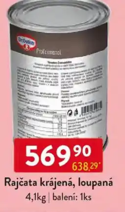 Qanto Dr.Oetker Rajčata krájená, loupaná nabídka