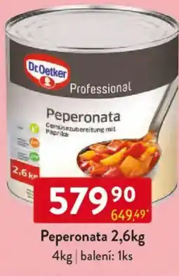 Qanto Dr.Oetker Peperonata nabídka