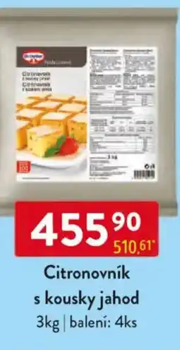 Qanto Dr.Oetker Citronovník s kousky jahod nabídka