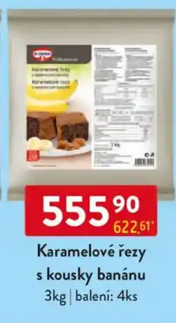 Qanto Dr.Oetker Karamelové řezy s kousky banánu nabídka