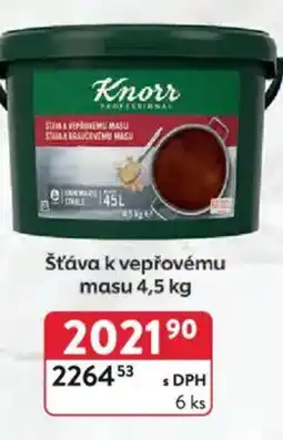 Qanto Knorr Šťáva k vepřovému masu nabídka