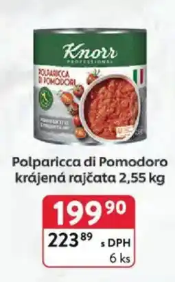 Qanto Knorr Polparicca di Pomodoro krájená rajčata nabídka