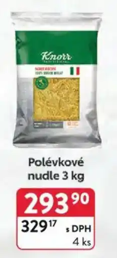 Qanto Knorr Polévkové nudle nabídka