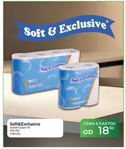 Tamda Foods Soft&Exclusive toaletni papir 3V 4ks, 8ks nabídka