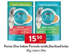 Qanto Purina One Indoor Formula tuňák, Sterilised krůta nabídka