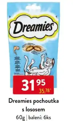 Qanto Dreamies pochoutka s lososem nabídka