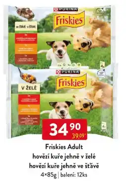 Qanto Friskies Adult hovězí kuře jehně v želé hovězí kuře jehně ve šťávě nabídka
