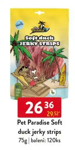 Qanto Pet Paradise Soft duck jerky strips nabídka