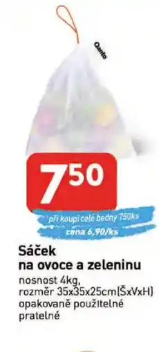 Qanto Sáček na ovoce a zeleninu nabídka